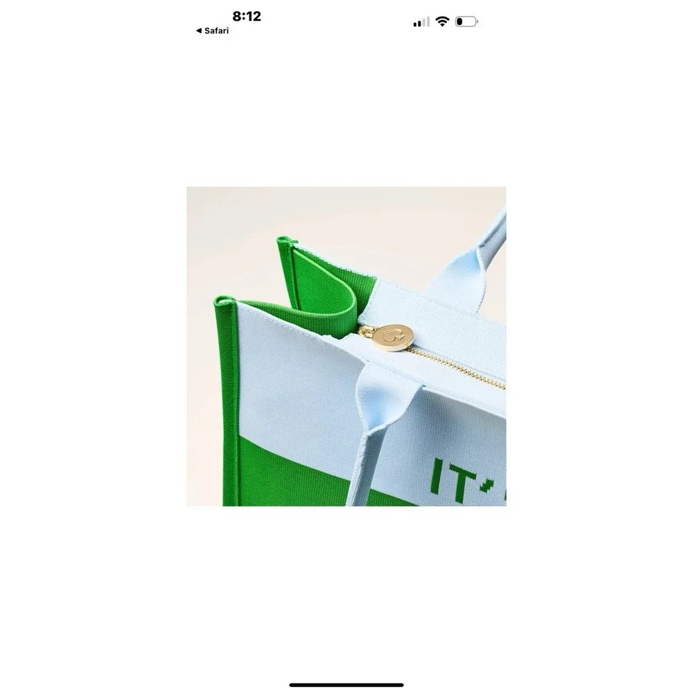 NEW Knit Tote‎ kate spade ny x Target Green/light